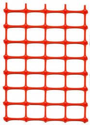 Аварийное ограждение 2*25м (Оранжевый) А-45/2/25  цена за погонный метр