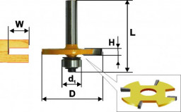 Фреза кромочная фальцевая ЭНКОР 50,8*3 мм