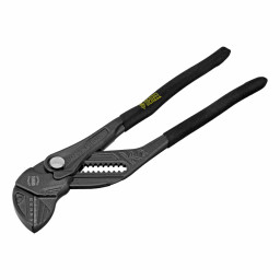 Клещи переставные, кнопочный механизм, обливные рукоятки, сантехнические, 250 мм Denzel