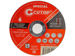 Круг отрезной 125х0,8х22,2 по металлу/нержав Cutop Special