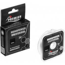 Леска MONOPOWER UNIVERSAL 0,25mm/100m Clear Nylon PREMIER fishing
