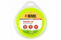 Леска триммерная DENZEL FLEX CORD D 1,6 мм L 15 м, звезда