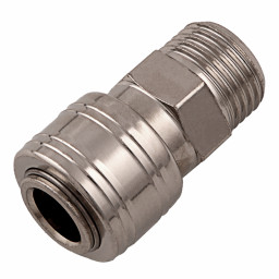 Муфта универсальная быстросъемная ("мама") внешняя резьба 1/2, 1 шт, Stels