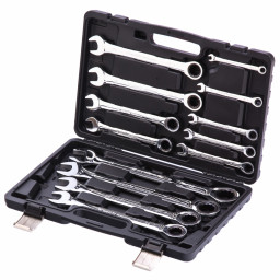 Набор ключей комбинированных, трещоточных 13 шт. Matrix