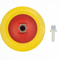 Насадка для дрели и УШМ с липучкой, 125 мм, мягкая Matrix