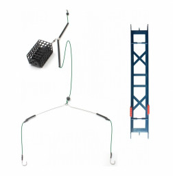 Оснастка фидерная Яман Лещ №2 кормушка 40 г коромысло 16 см