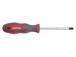 Отвертка 1*100 мм крестовая трехкомпонентной ручкой MATRIX