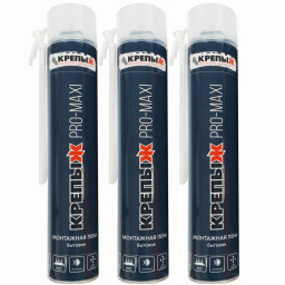 Пена монтажная бытовая  PRO-MAXI 1000 мл  КРЕПЫЖ