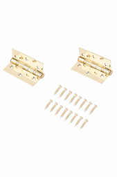 Петля 77х64 дверная АЛЛЮР 20325 2BB-FHP BP 2 подшипшик латунь 2шт в упаковке