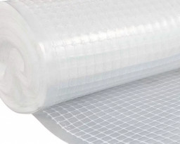 Пленка полиэтиленовая 140 мкм армир. шир. 2м*25м с леской (стоимость погонного метра)