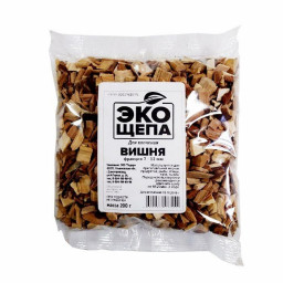 Щепа для копчения 200 г Вишня 7-12 мм