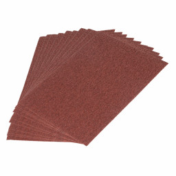 Шлифлист на тканевой основе, зернистость № 50, 240 х 170 мм, 10 шт, водостойкий, "БАЗ"