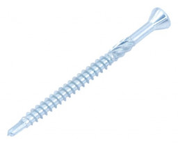 Шуруп 3,2*40 для полов и паркетов белый цинк