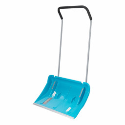 Скрепер для уборки снега, полипропилен, колеса, 750х445х1275 мм, рукоятка с ПВХ, LUXE Palisad