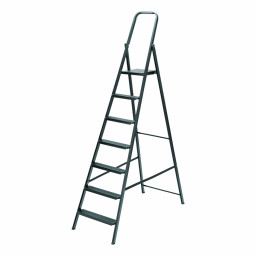 Стремянка 7 ступеней, компактная, стальная Сибртех