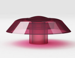 Термошайба 10 мм бордовая