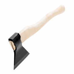 Топор кованый, в сборе, 1100/1500 г, деревянное топорище, 500 мм, Б, 