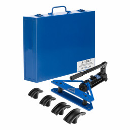 Трубогиб гидравлический горизонтальный, 6т, башмаки 3/8"–1", в металлическом кейсе Stels