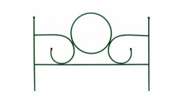 Заборчик №12 Симфония 0,62*0,92м металл 5 секций (4 метра) САДОВИТА