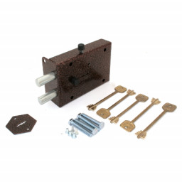 Замок накладной тяжелый Сенат ЗГС-4-1 б/о 5 кл оц