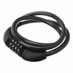 Замок тросовый универсальный с кодовым механизмом 10 х 950 мм MATRIX 